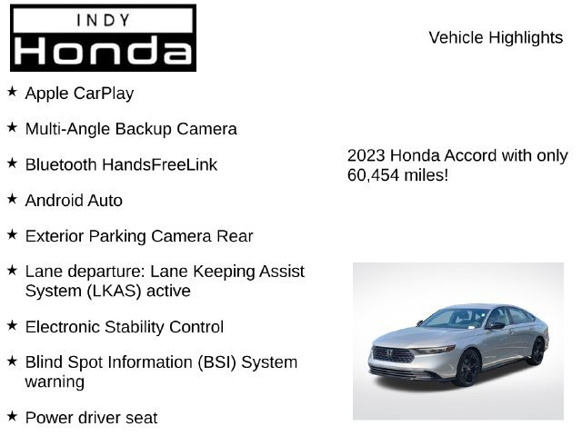 Certified 2023 Honda Accord Sport image 7