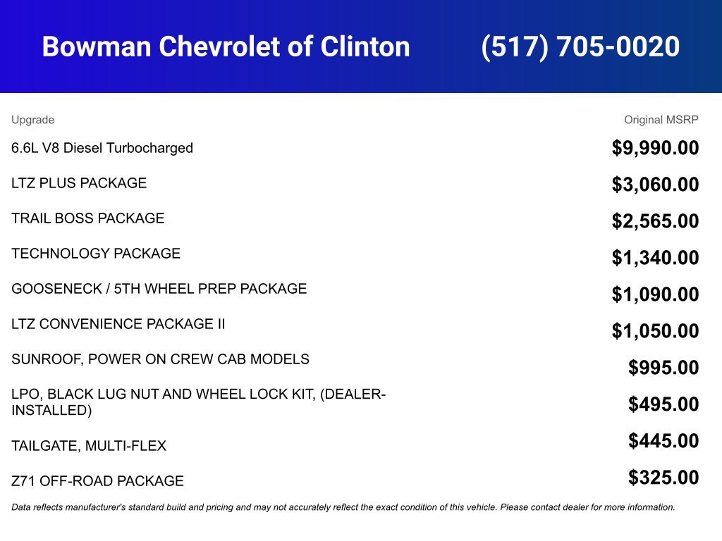 New 2026 Chevrolet Silverado 3500 LTZ w/ LTZ Plus Package AWD/4WD image 5