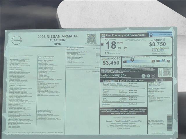 New 2026 Nissan Armada Platinum image 16