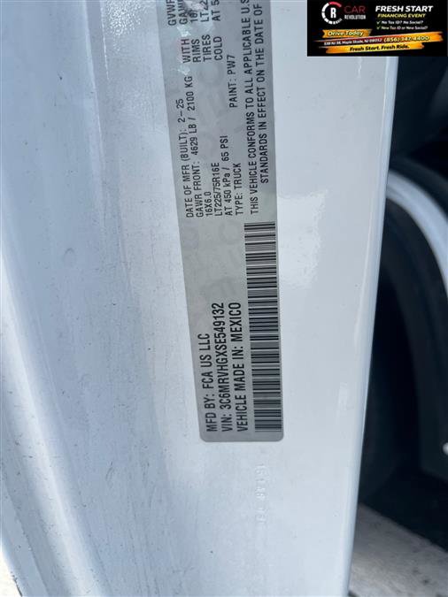 Used 2025 RAM ProMaster 3500 w/ Convenience Group image 8