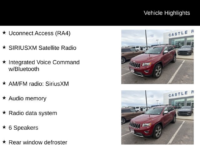 Used 2015 Jeep Grand Cherokee Limited w/ Trailer Tow Group IV AWD/4WD image 12
