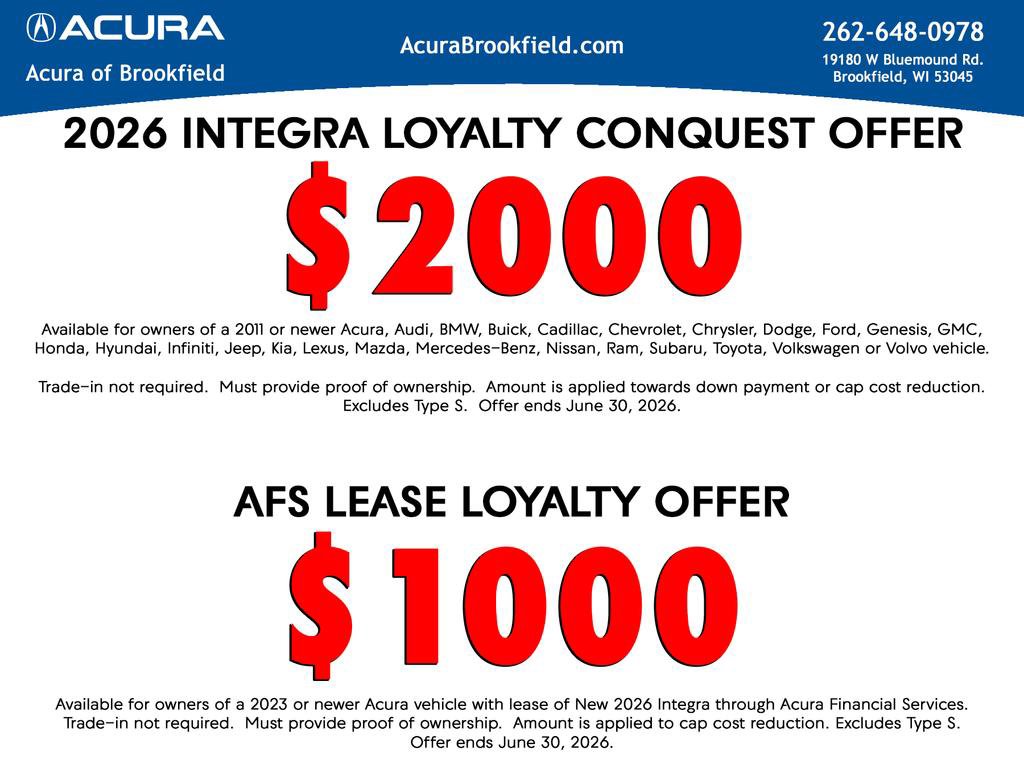 New 2026 Acura Integra FWD image 16