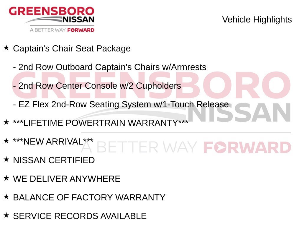 Certified 2025 Nissan Armada SL w/ Captain's Chari Seat Package AWD/4WD image 9