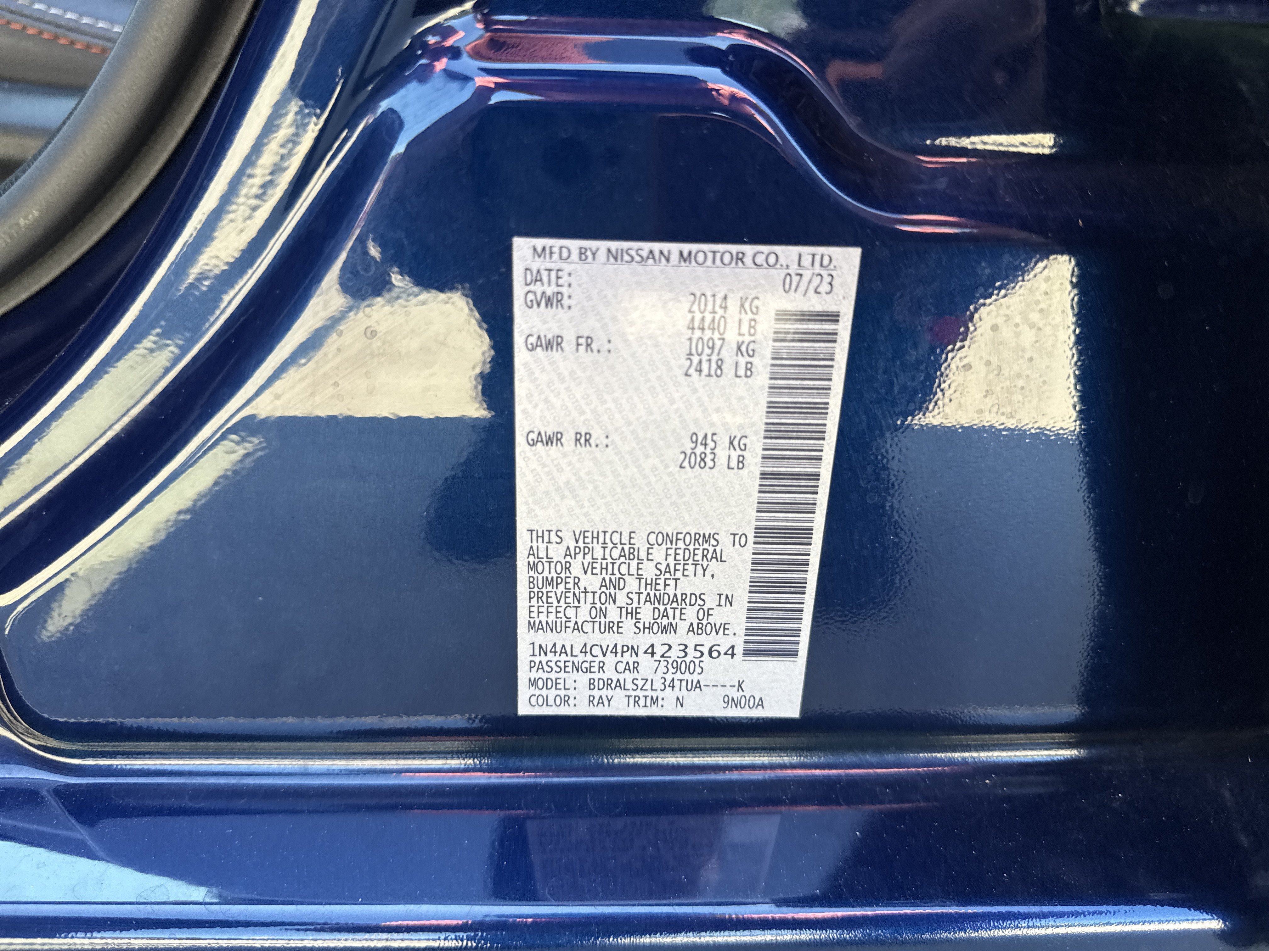 Used 2023 Nissan Altima 2.0 SR FWD image 29