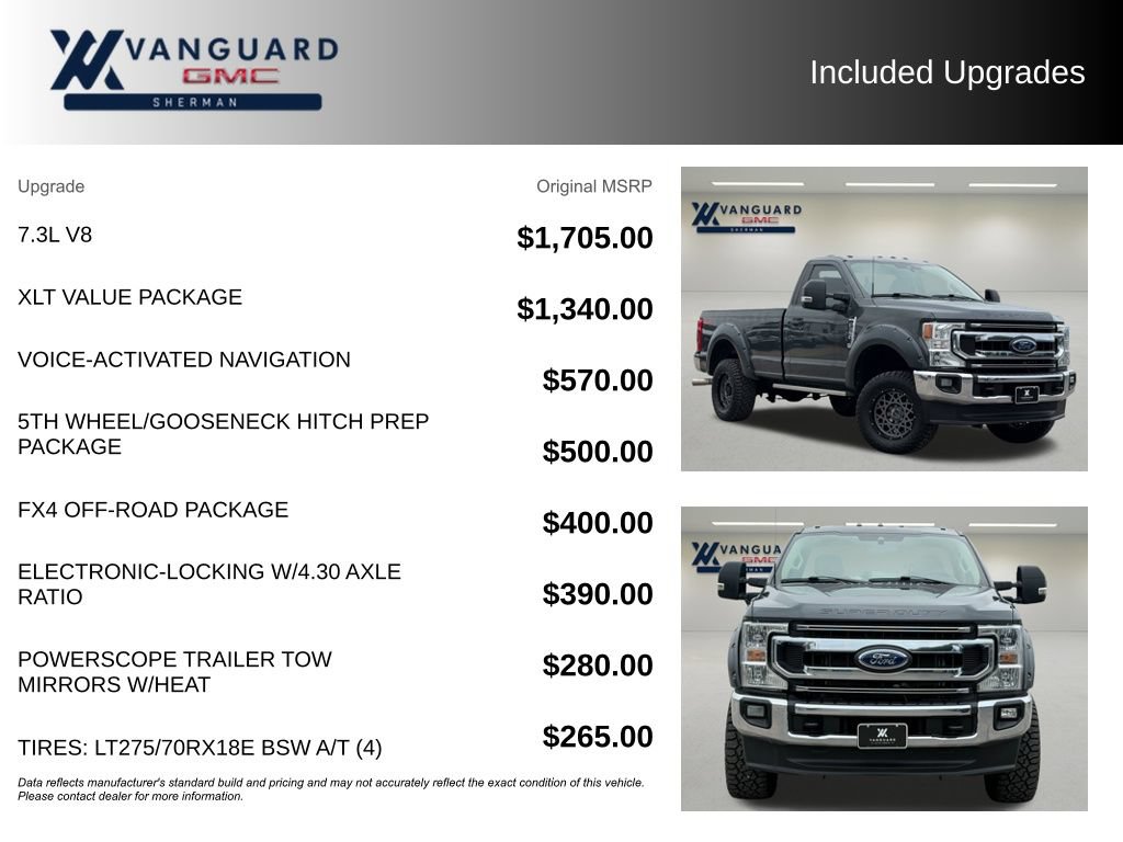 Used 2021 Ford F350 XLT w/ XLT Value Package AWD/4WD image 9