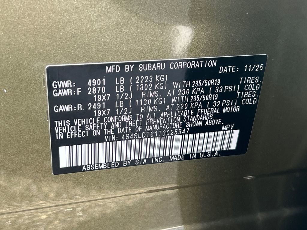 New 2026 Subaru Forester Touring image 31