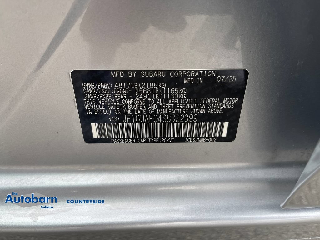 Used 2025 Subaru Impreza 2.0i Sport AWD/4WD image 28