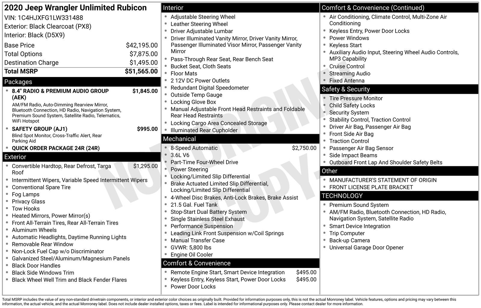 Used 2020 Jeep Wrangler Unlimited Rubicon image 19