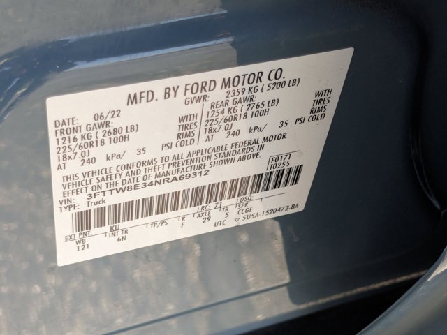 Used 2022 Ford Maverick Lariat w/ Lariat Luxury Package FWD image 26