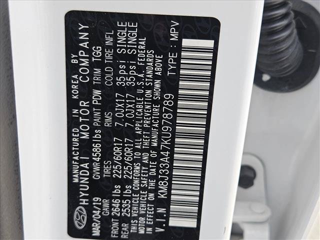 Used 2019 Hyundai Tucson Value w/ Cargo Package FWD image 21