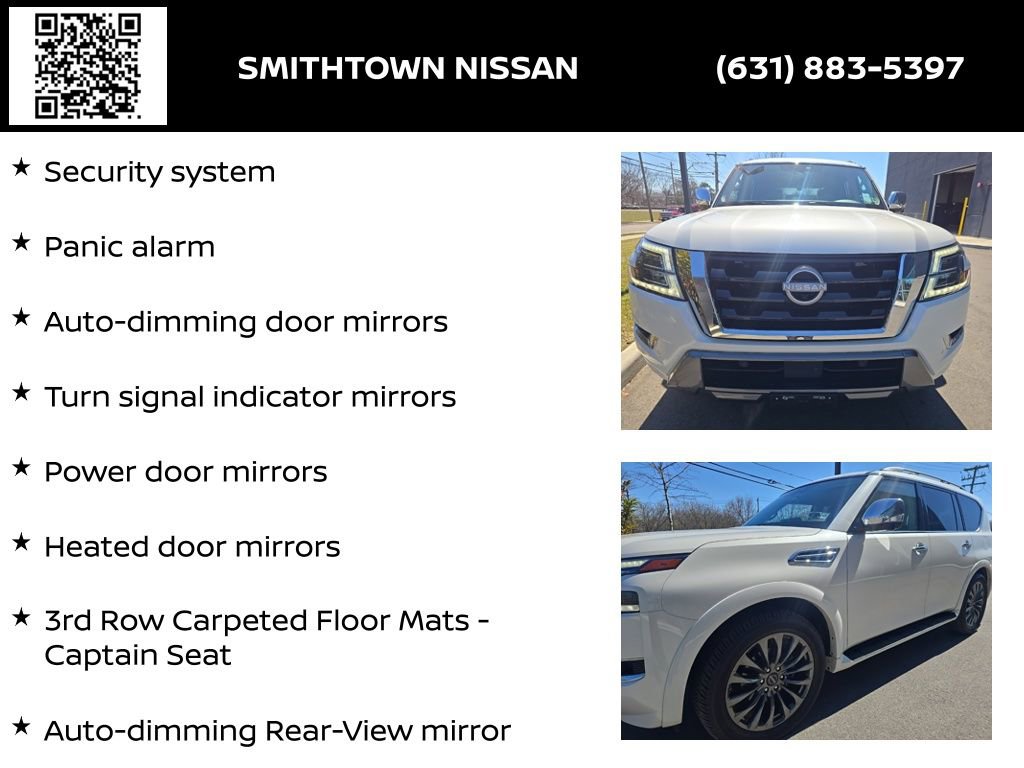 Certified 2024 Nissan Armada Platinum w/ Captain's Chairs Package image 13