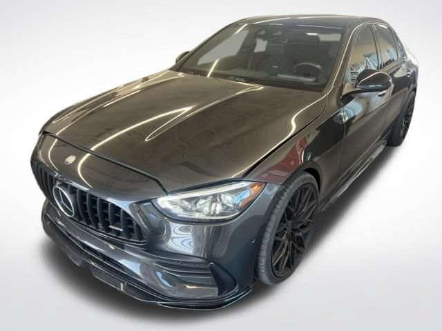 Used 2024 Mercedes-Benz C 43 AMG 4MATIC Sedan w/ Pinnacle Trim Package video 3