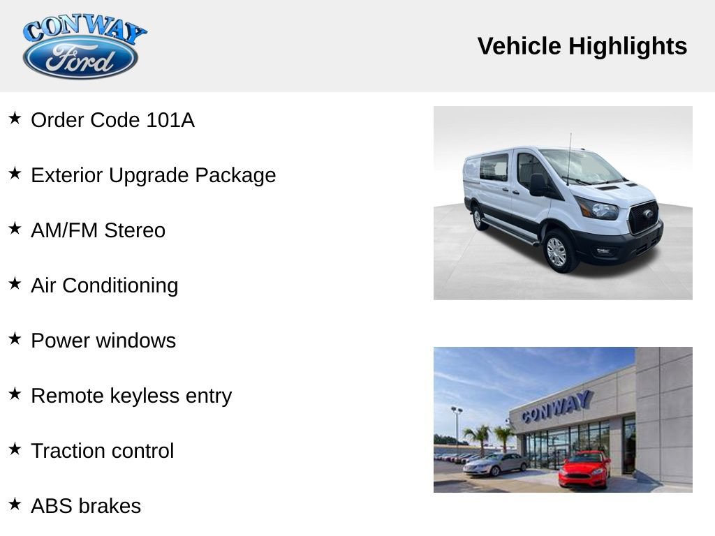 Used 2024 Ford Transit 250 Low Roof w/ Exterior Upgrade Package image 8