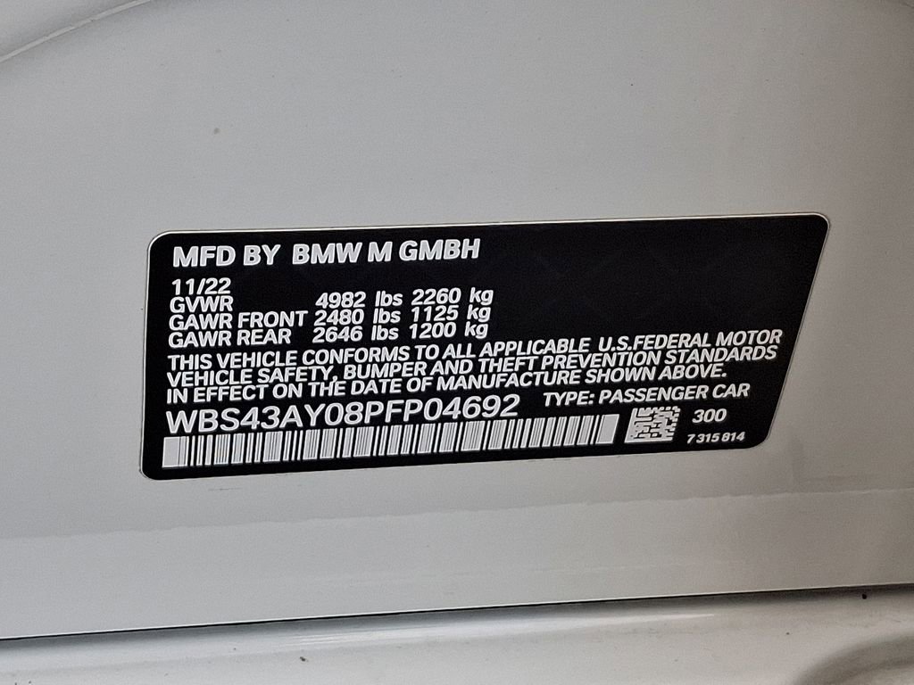 Used 2023 BMW M3 Competition w/ M Carbon Exterior Package image 27