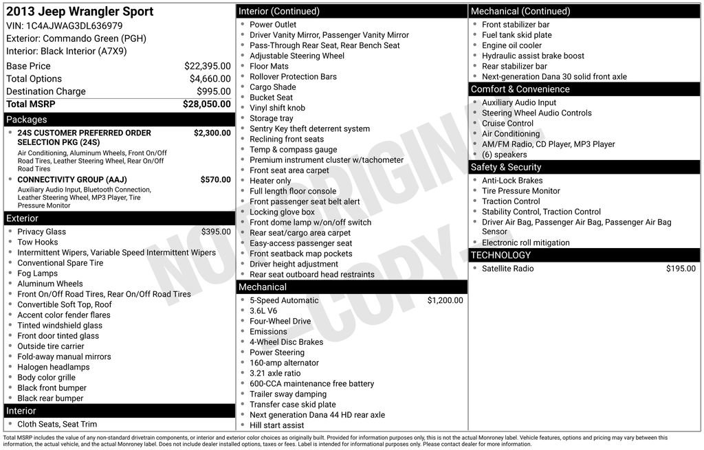 Used 2013 Jeep Wrangler Sport image 11