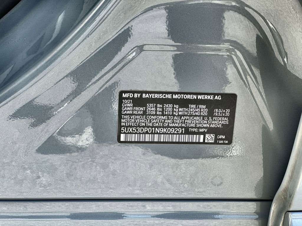 Used 2022 BMW X3 xDrive30i w/ M Sport Package image 34