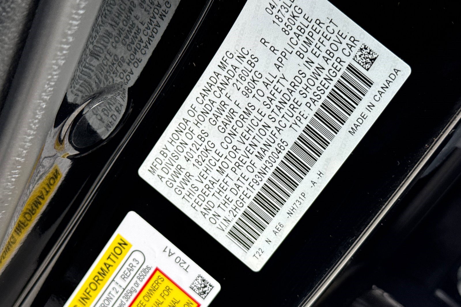 Used 2022 Honda Civic Touring image 24
