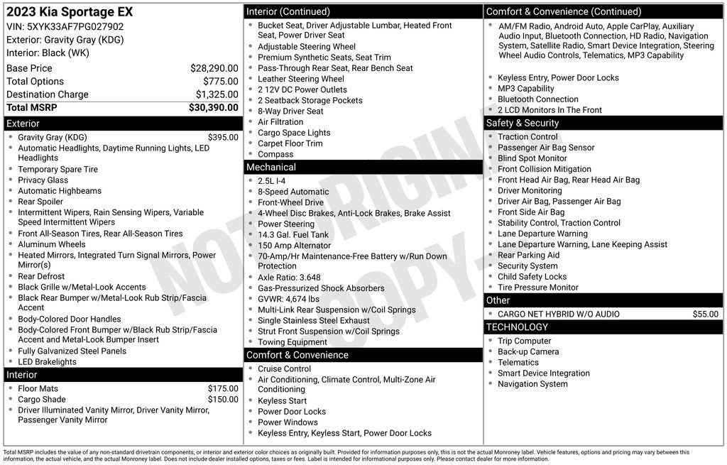 Used 2023 Kia Sportage EX FWD image 36