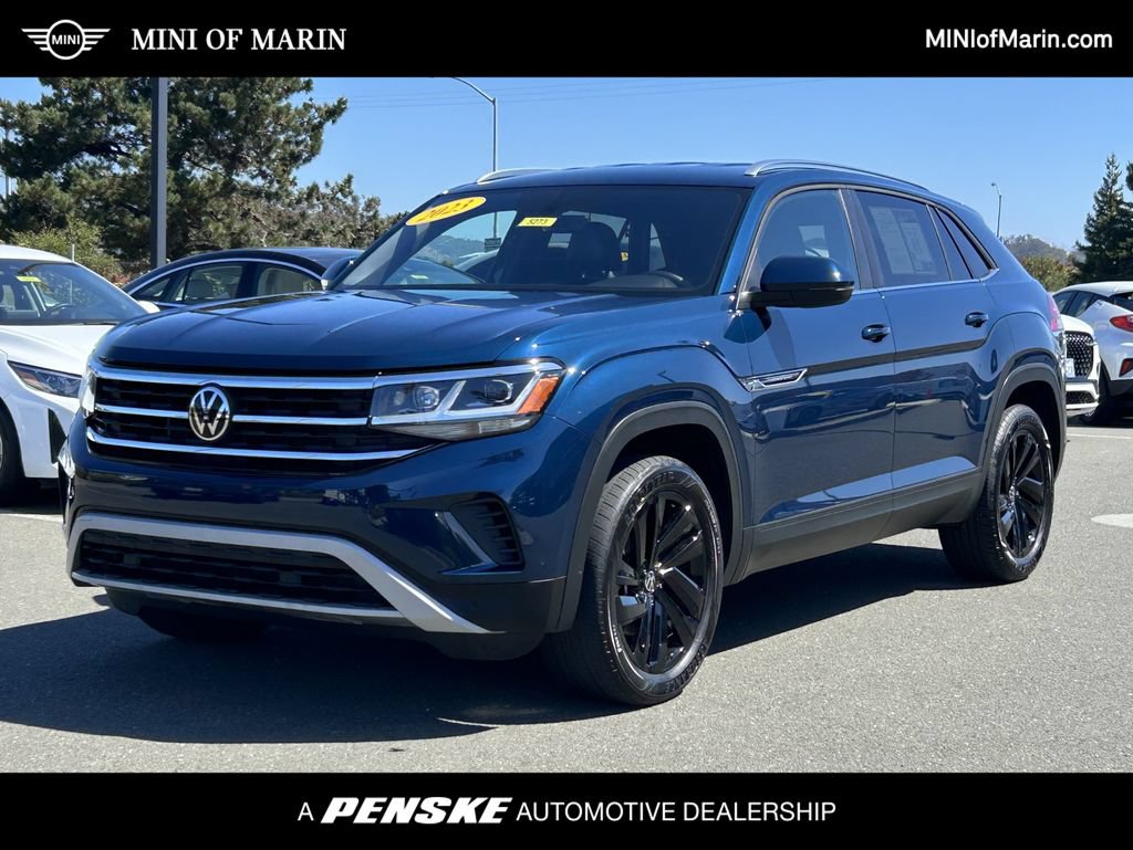 Used 2023 Volkswagen Atlas Cross Sport SE w/ Black Wheel Package AWD/4WD image 1