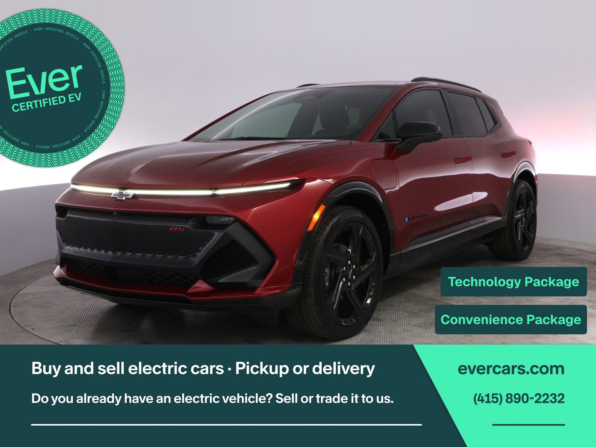 Used 2024 Chevrolet Equinox EV RS FWD image 1