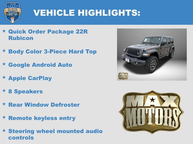 Used 2025 Jeep Wrangler Unlimited Rubicon AWD/4WD image 6
