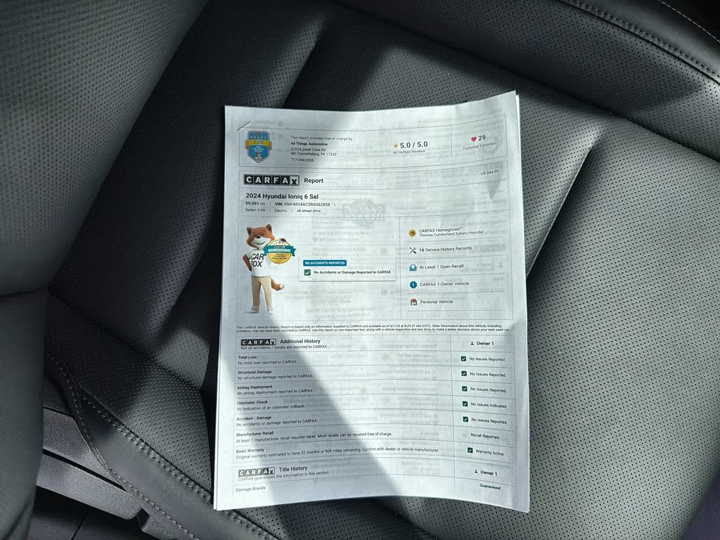 Certified 2024 Hyundai Ioniq 6 SEL AWD/4WD image 42