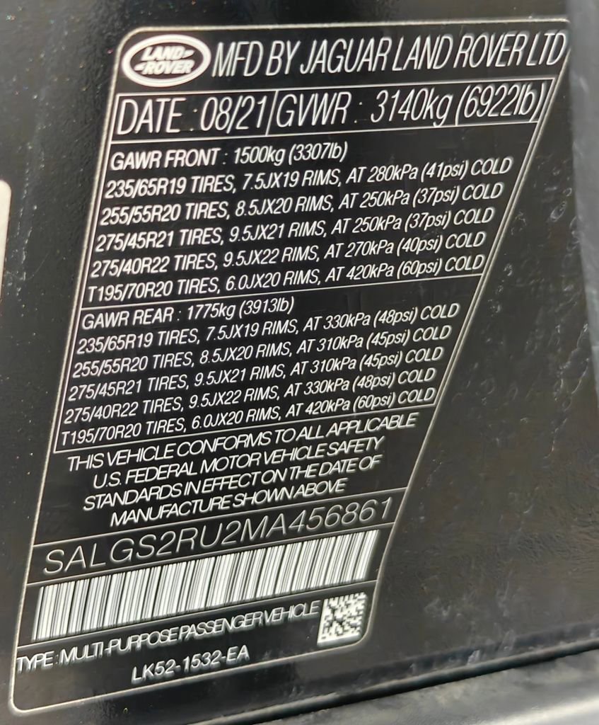 Used 2021 Land Rover Range Rover Westminster Edition image 88