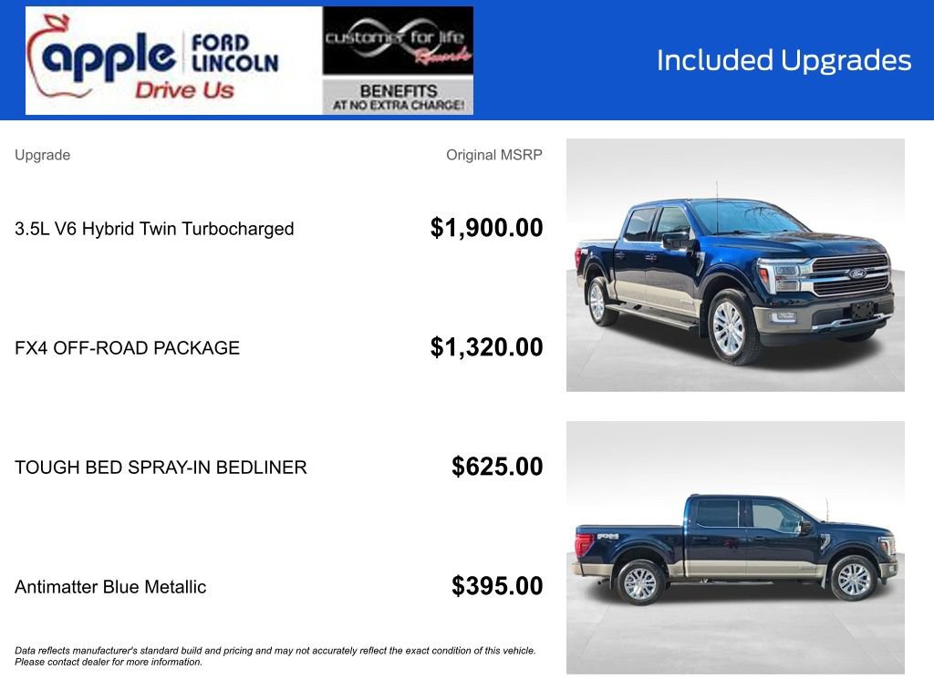 Certified 2025 Ford F150 King Ranch w/ FX4 Off-Road Package image 4