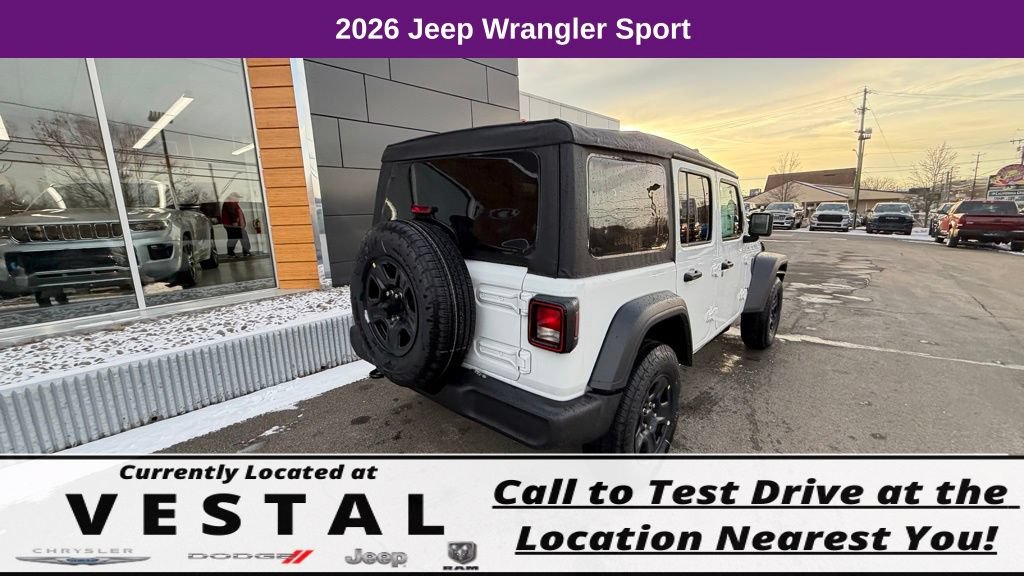 New 2026 Jeep Wrangler Unlimited Sport AWD/4WD image 6