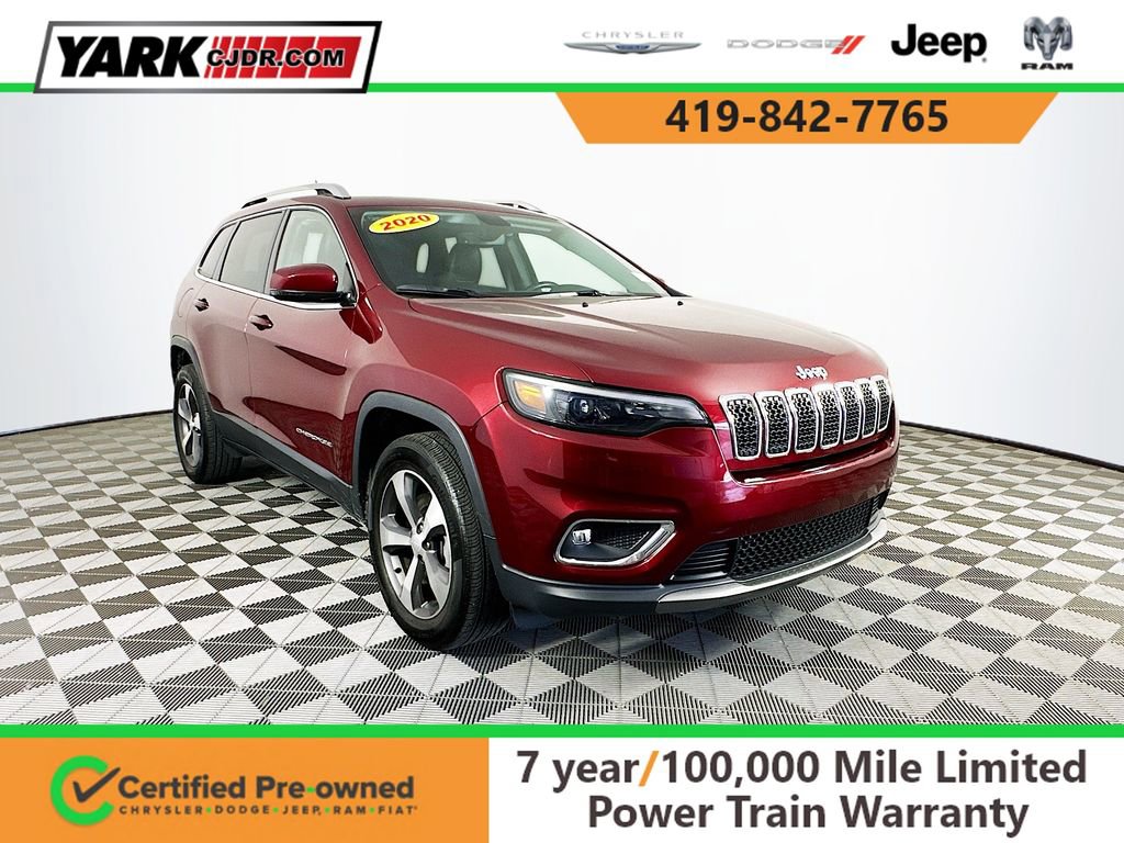 Certified 2020 Jeep Cherokee Limited AWD/4WD image 1