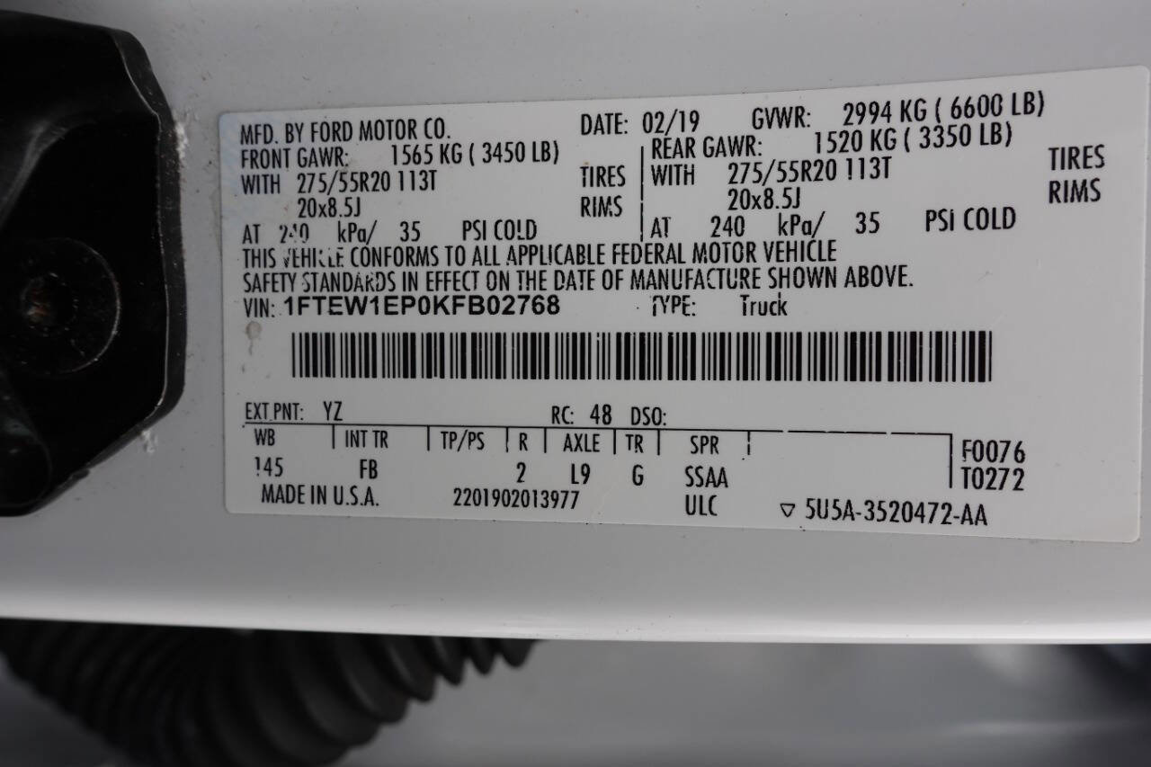 Used 2019 Ford F150 XLT w/ Equipment Group 302A Luxury image 20