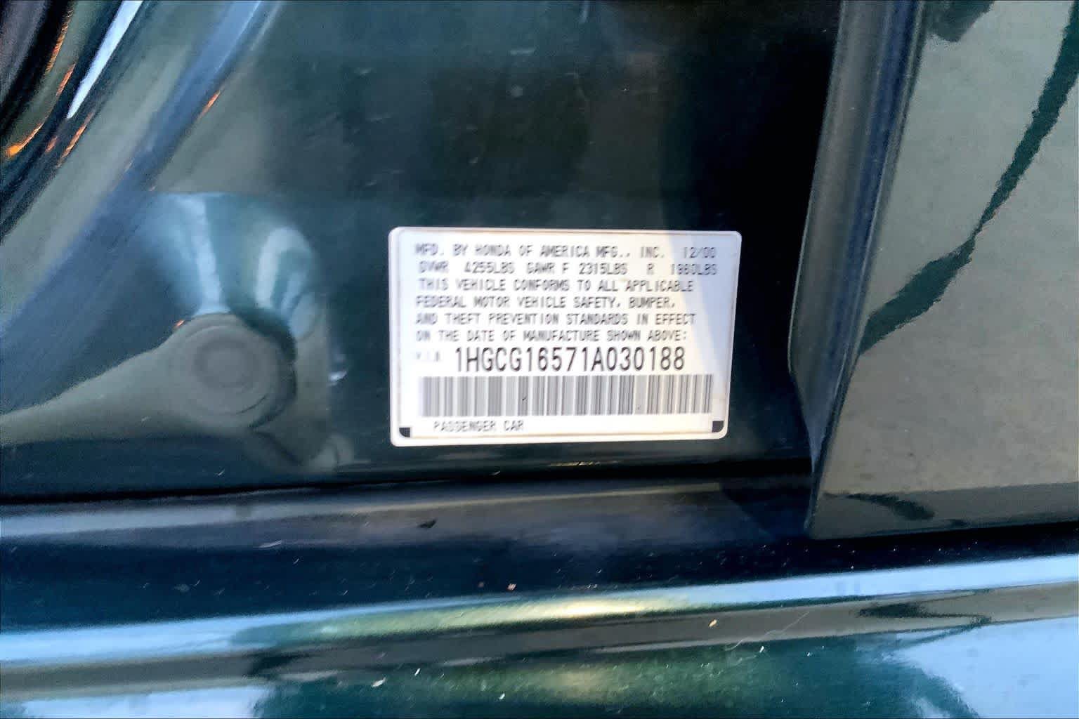 Used 2001 Honda Accord EX image 32