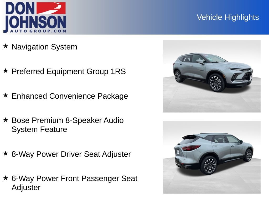 Used 2025 Chevrolet Blazer RS w/ Enhanced Convenience Package AWD/4WD image 6