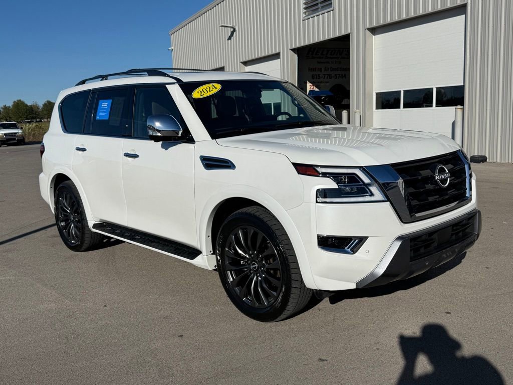 Used 2024 Nissan Armada Platinum w/ Captain's Chairs Package image 2