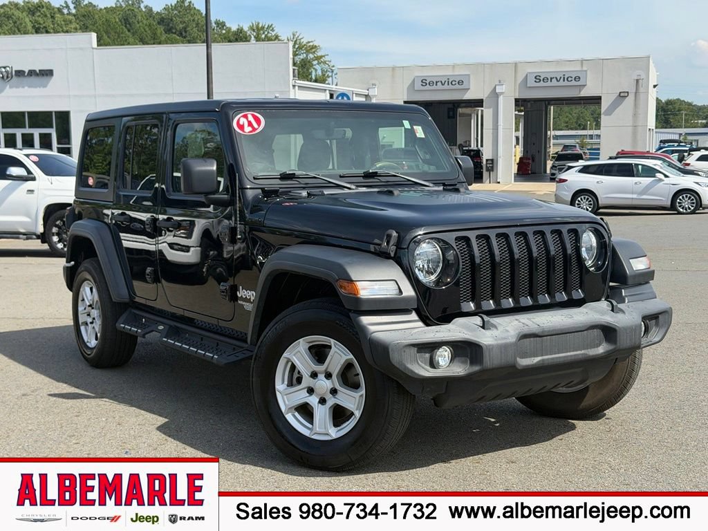 Used 2021 Jeep Wrangler Unlimited Sport AWD/4WD video 1
