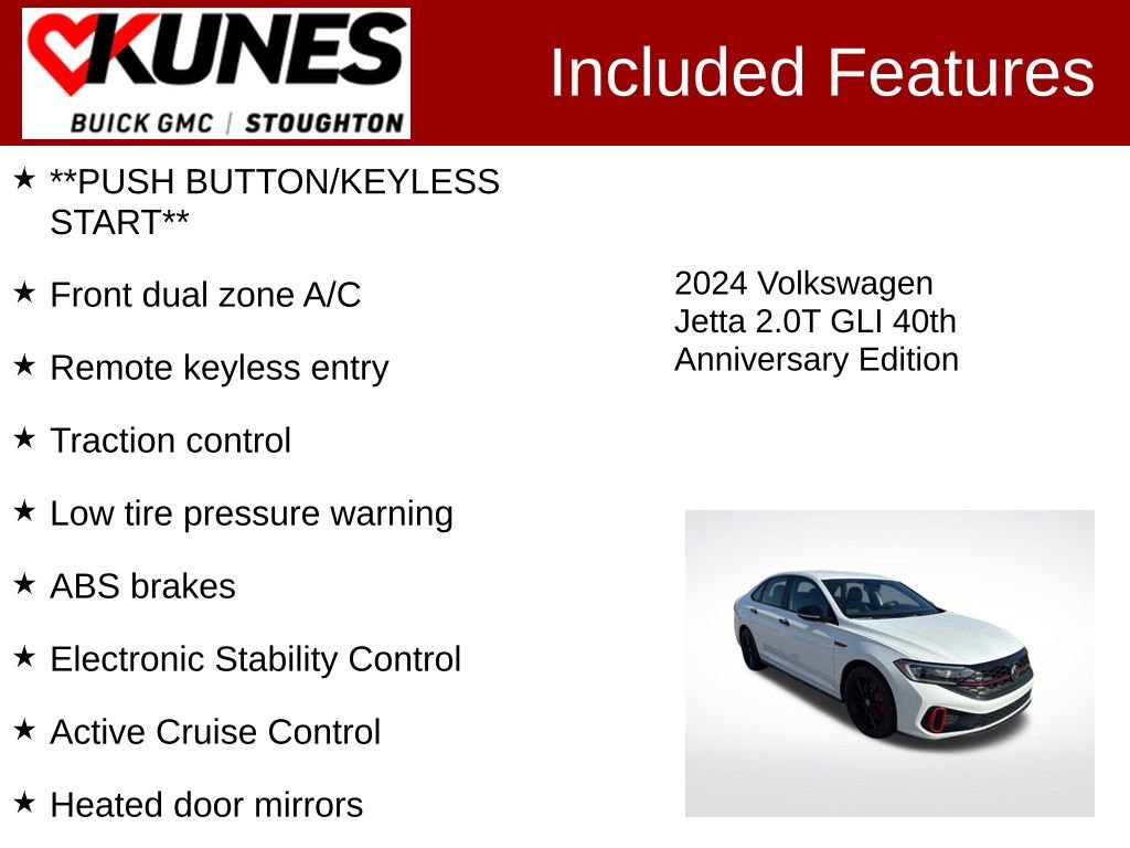 Used 2024 Volkswagen Jetta GLI 40th Anniversary Edition image 3