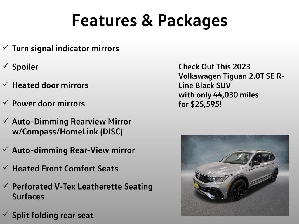 Used 2023 Volkswagen Tiguan SE R-Line AWD/4WD image 13