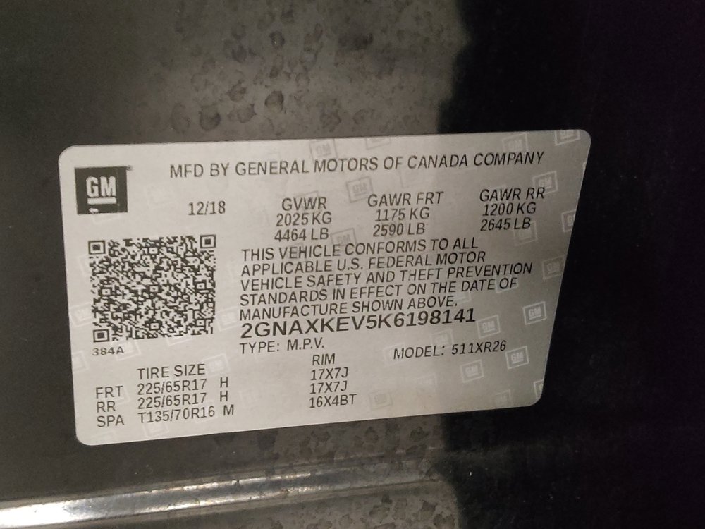 Used 2019 Chevrolet Equinox LT FWD image 33