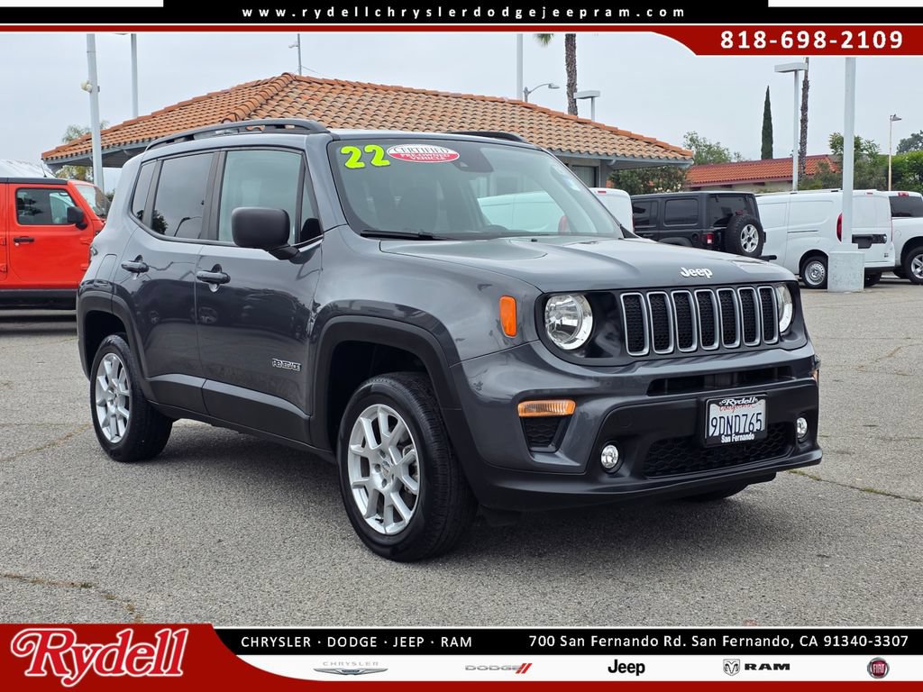 Certified 2022 Jeep Renegade Latitude