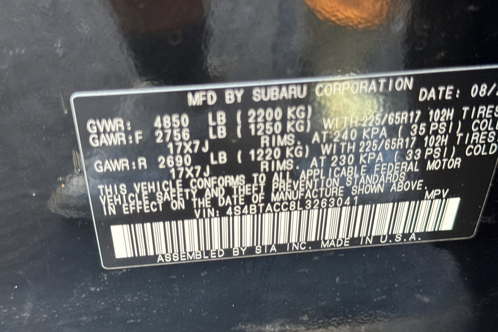 Used 2020 Subaru Outback Premium image 19