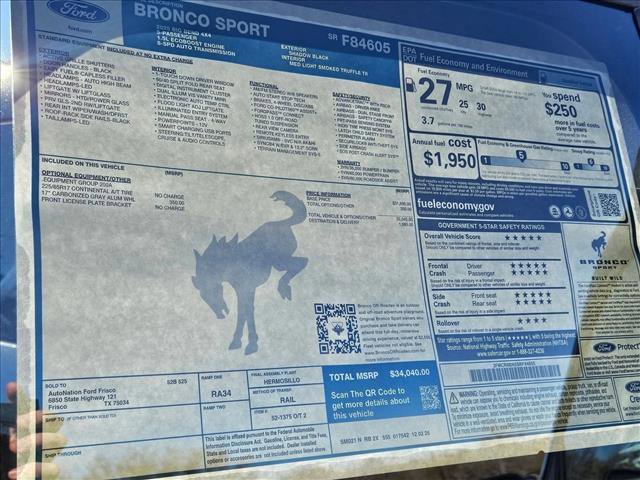 New 2025 Ford Bronco Sport Big Bend image 18