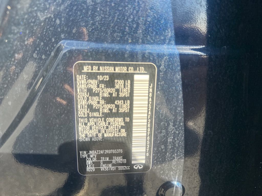 Used 2024 INFINITI QX80 Luxe image 21