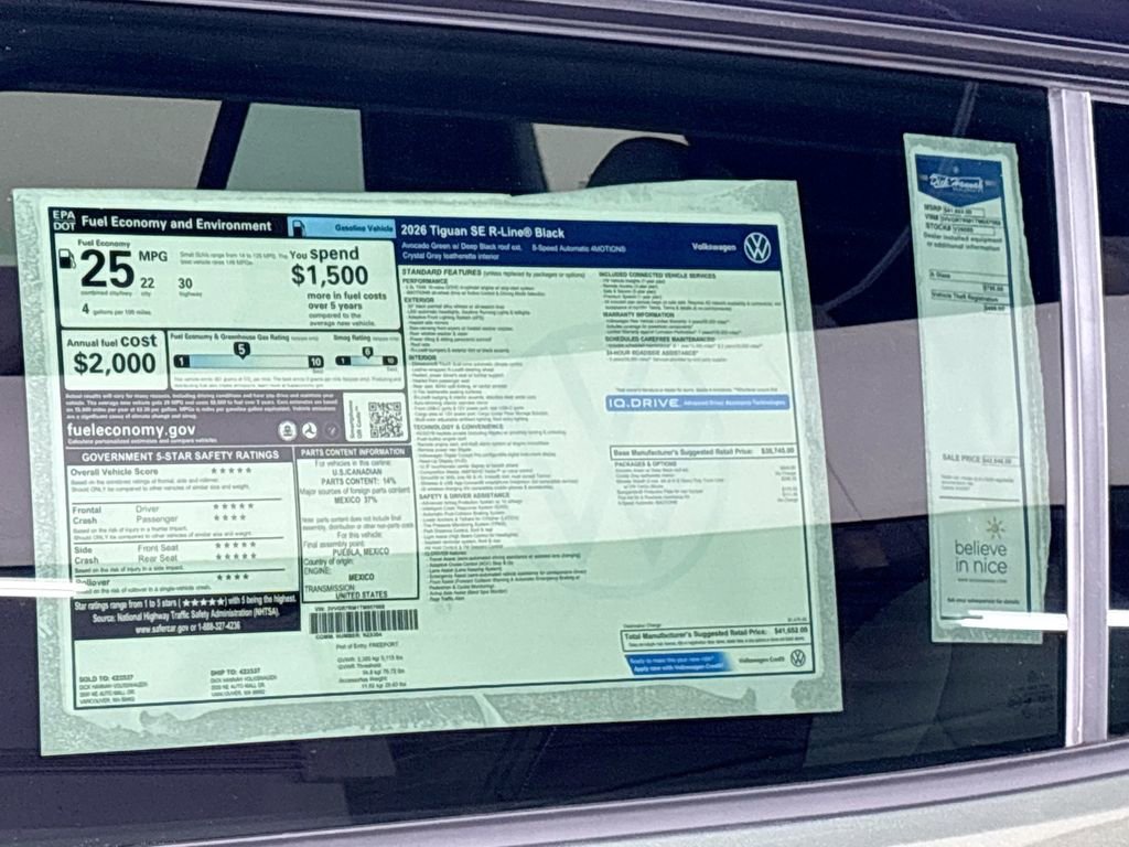 New 2026 Volkswagen Tiguan SE R-Line image 24