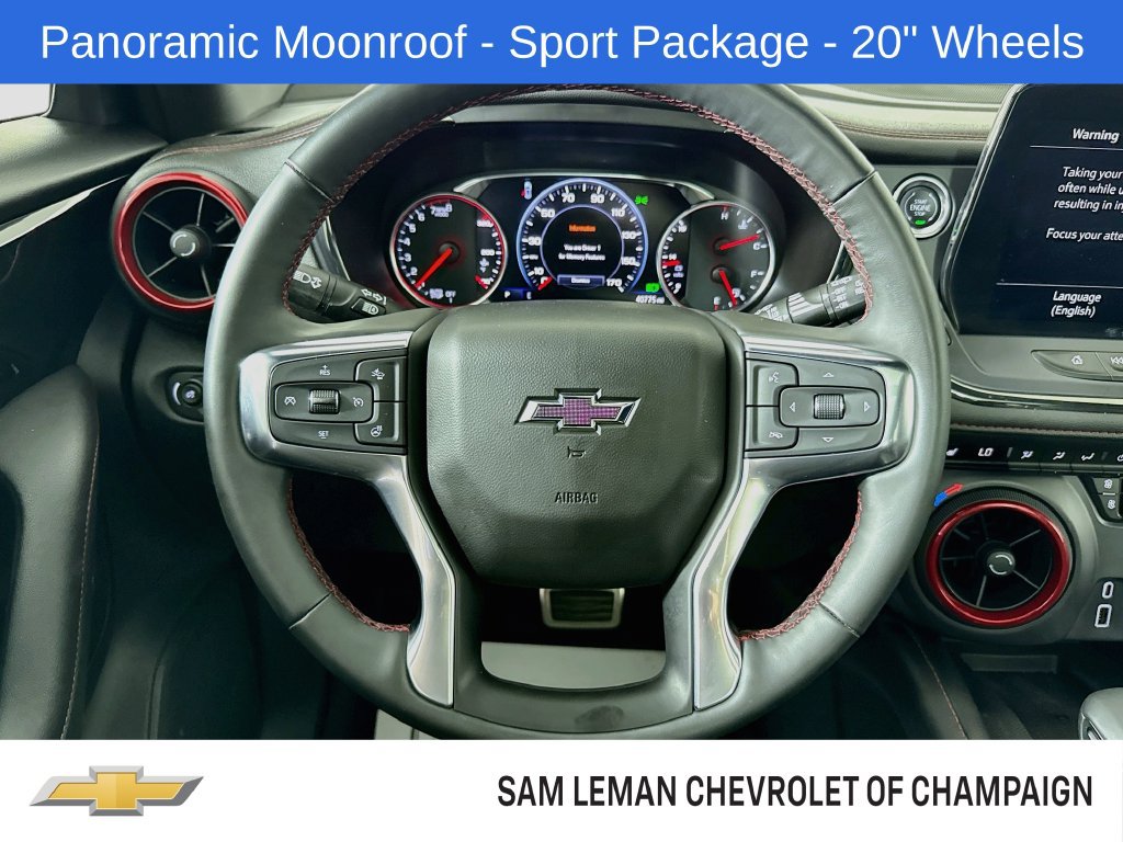 Used 2025 Chevrolet Blazer RS w/ LPO, 'HIT The Road' Package AWD/4WD image 11