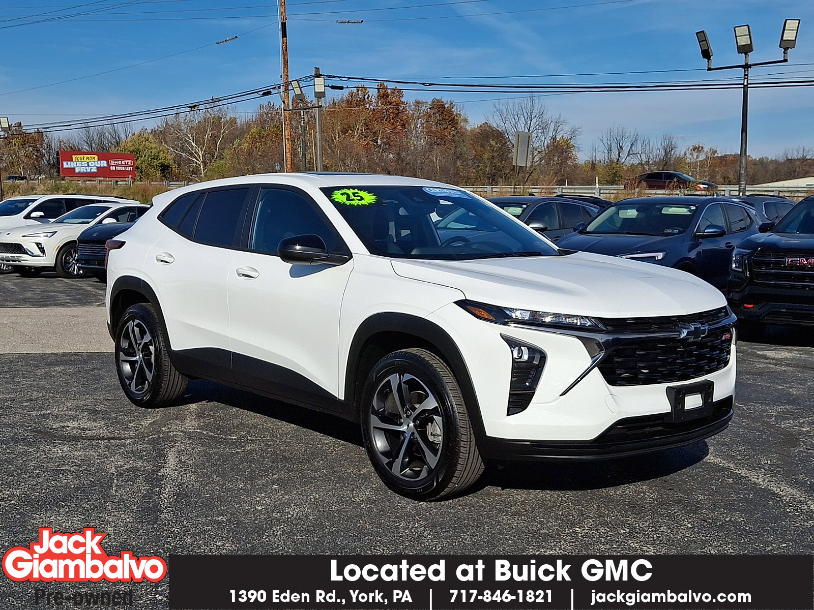 Certified 2025 Chevrolet Trax RS w/ Sunroof Package
