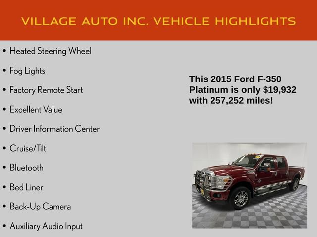 Used 2015 Ford F350 Platinum image 21