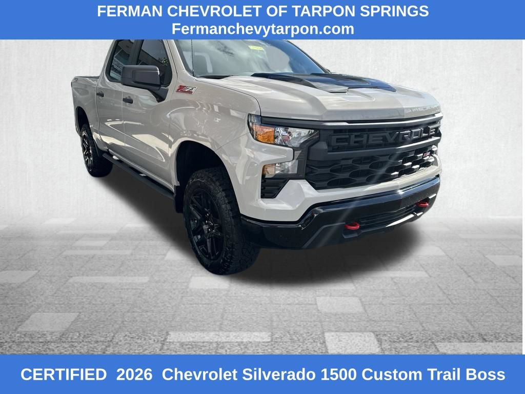 Certified 2026 Chevrolet Silverado 1500 Custom Trail Boss