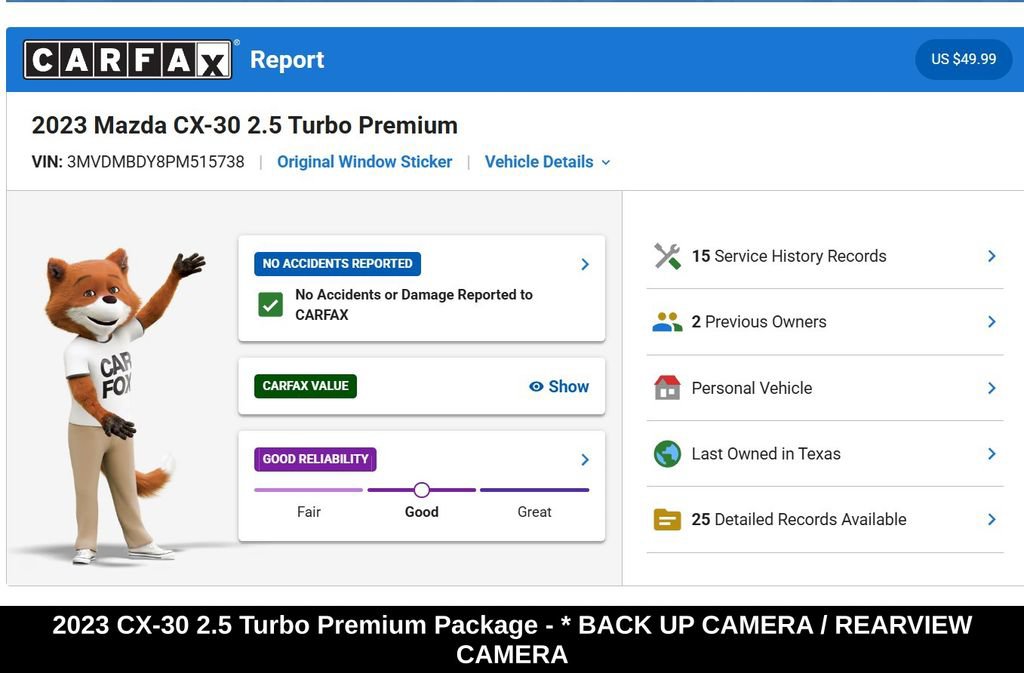 Used 2023 MAZDA CX-30 2.5 Turbo w/ Premium Package AWD/4WD image 10