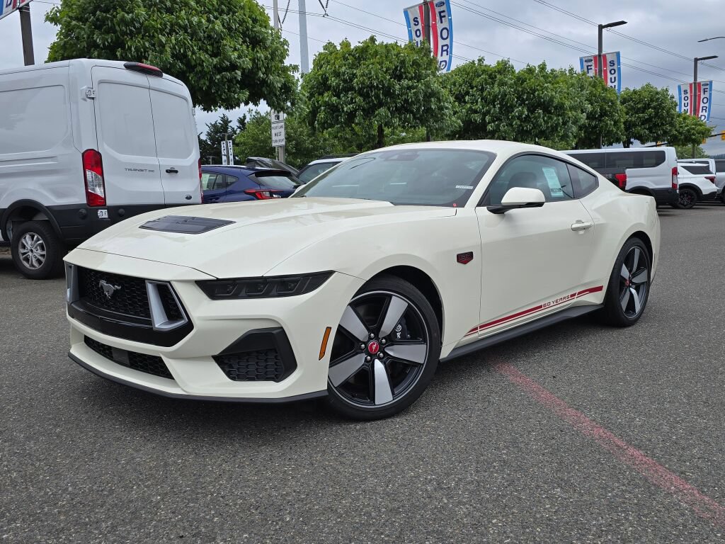 New 2025 Ford Mustang GT Premium w/ 60th Anniversary Package RWD image 1