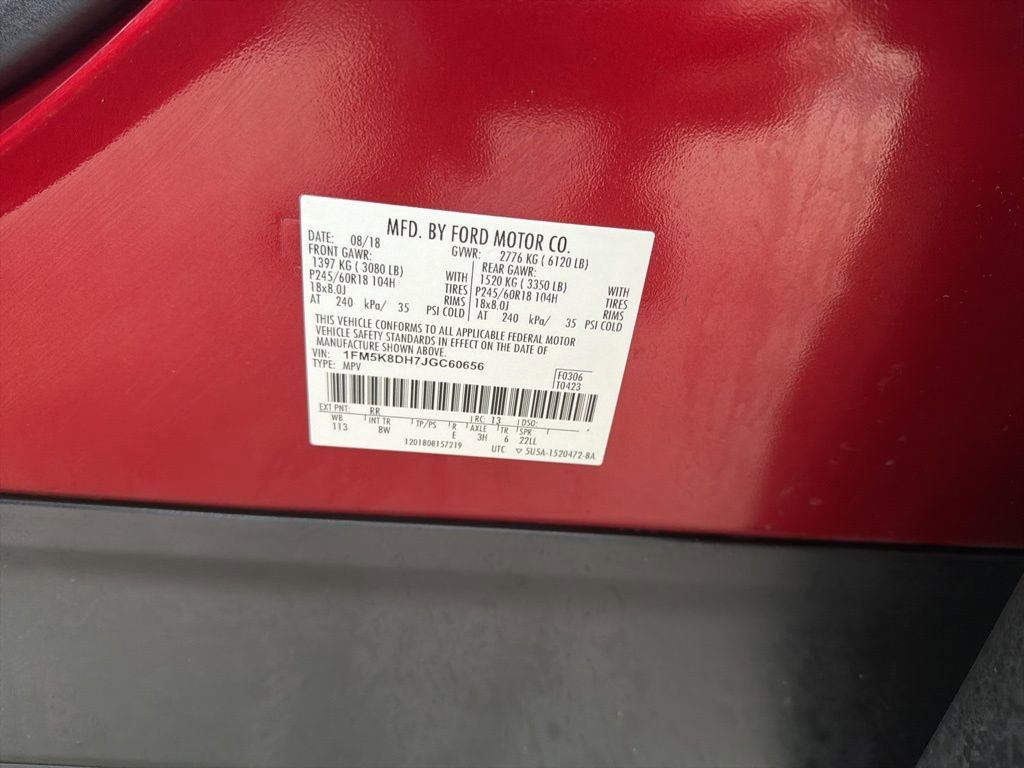 Certified 2018 Ford Explorer XLT w/ Equipment Group 201A image 49